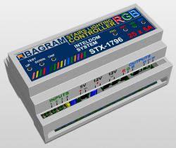 STX-1796 Stairs Lighting Controller color RGB